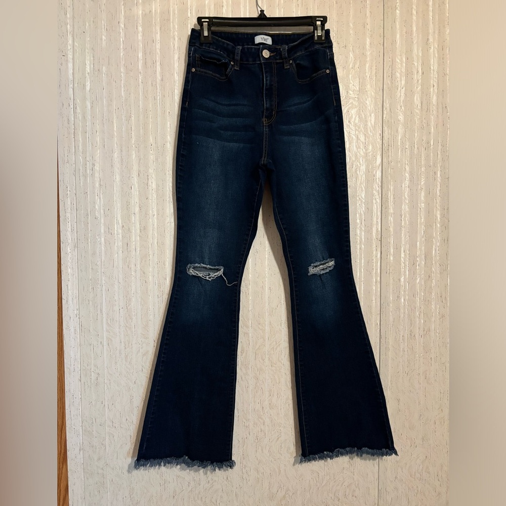 REVOLVE Dark Blue Flare Jeans